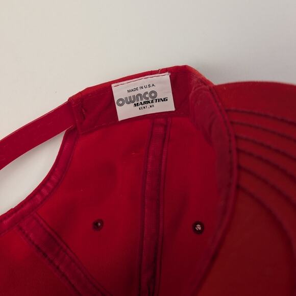 Vintage Port Angeles Washington Daishowa America Mill Red 80s Trucker Hat - Picture 5 of 7